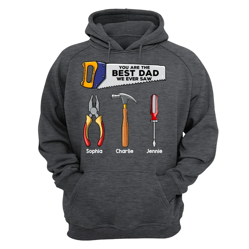 Best Dad Grandpa We Ever Saw Tools Personalized Shirt - Image 14