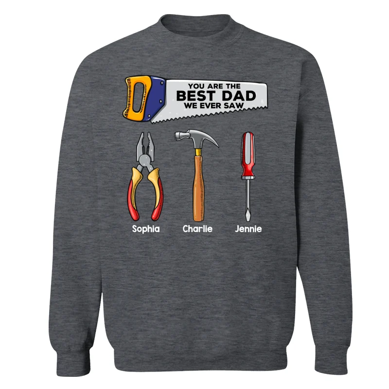 Best Dad Grandpa We Ever Saw Tools Personalized Shirt - Image 17