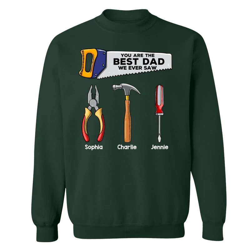 Best Dad Grandpa We Ever Saw Tools Personalized Shirt - Image 18