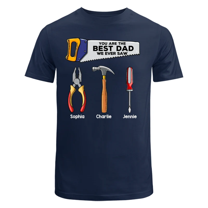 Best Dad Grandpa We Ever Saw Tools Personalized Shirt - Image 6