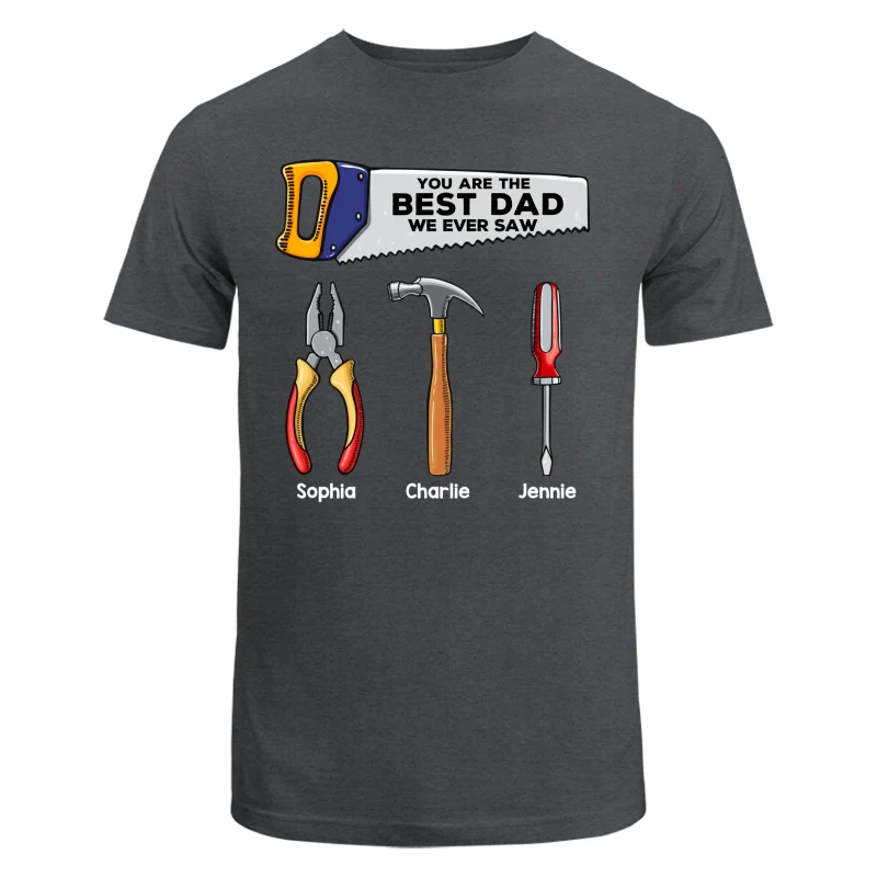 Best Dad Grandpa We Ever Saw Tools Personalized Shirt - Image 7