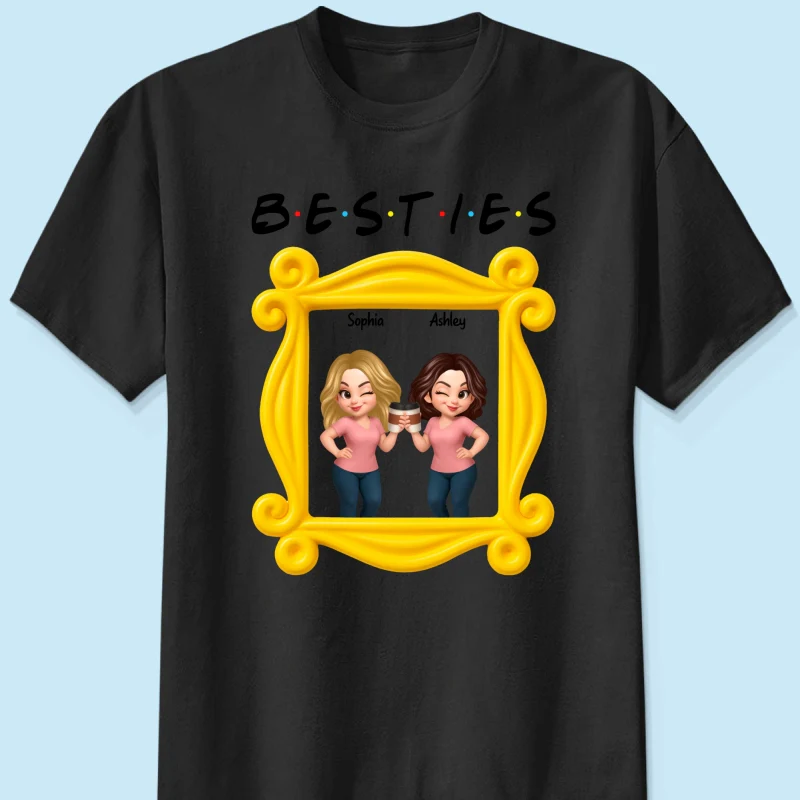 Best Friends Personalized Funny Matching Shirts, Sweatshirts, Fall Gift for Best Friends - Image 14