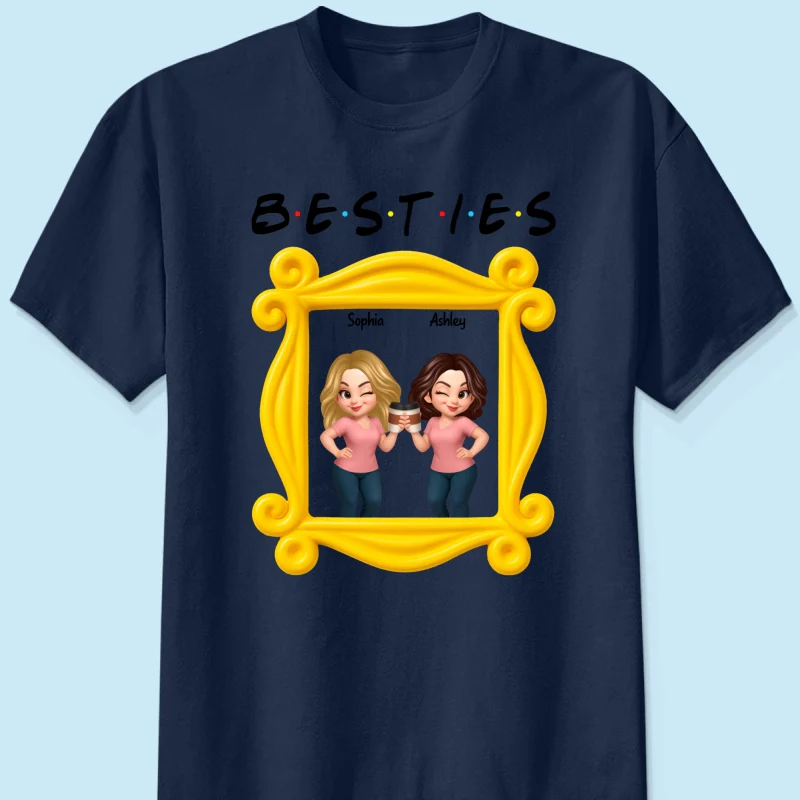 Best Friends Personalized Funny Matching Shirts, Sweatshirts, Fall Gift for Best Friends - Image 15