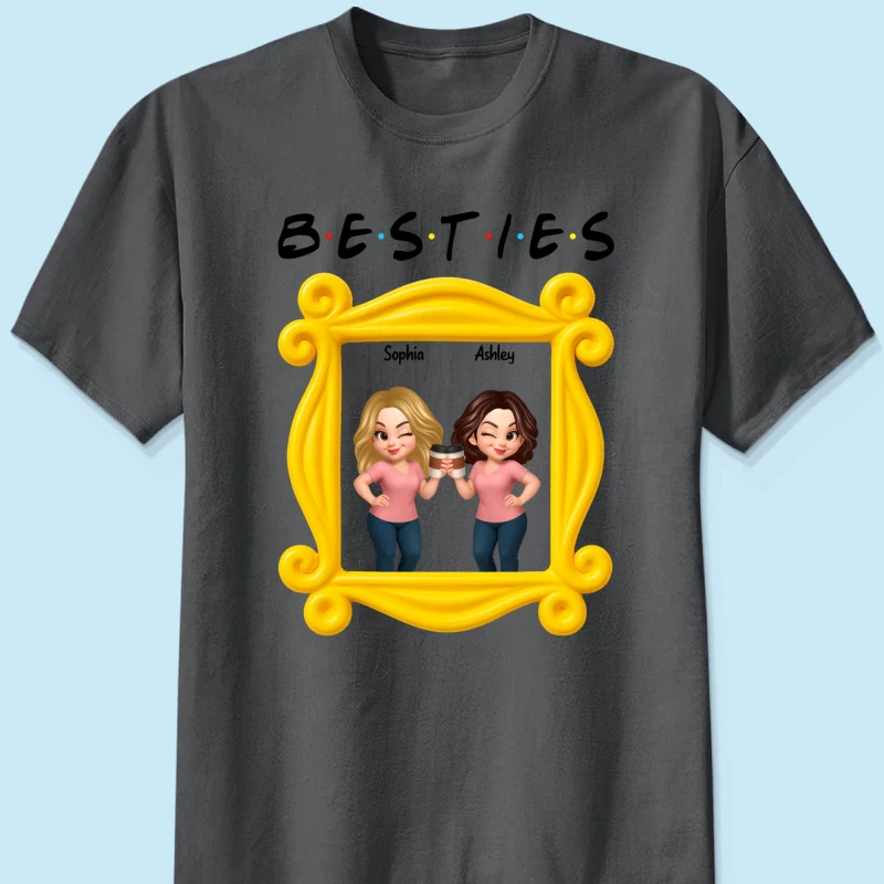 Best Friends Personalized Funny Matching Shirts, Sweatshirts, Fall Gift for Best Friends - Image 16