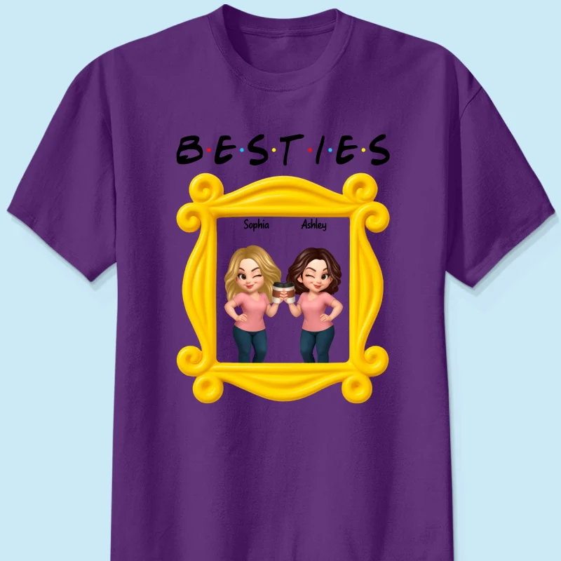 Best Friends Personalized Funny Matching Shirts, Sweatshirts, Fall Gift for Best Friends - Image 17