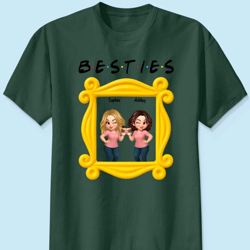 Best Friends Personalized Funny Matching Shirts, Sweatshirts, Fall Gift for Best Friends - Image 18