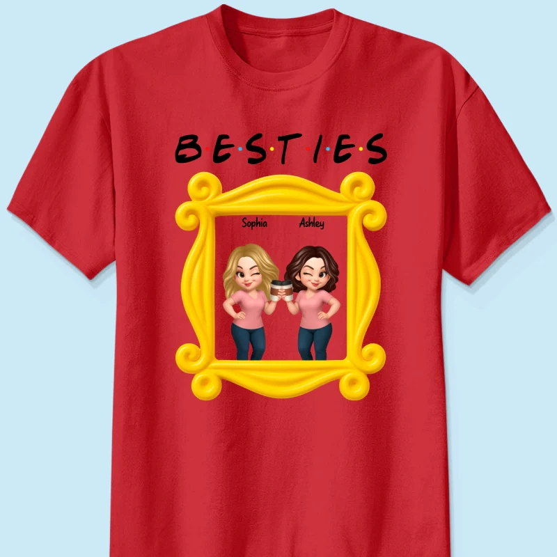 Best Friends Personalized Funny Matching Shirts, Sweatshirts, Fall Gift for Best Friends - Image 20