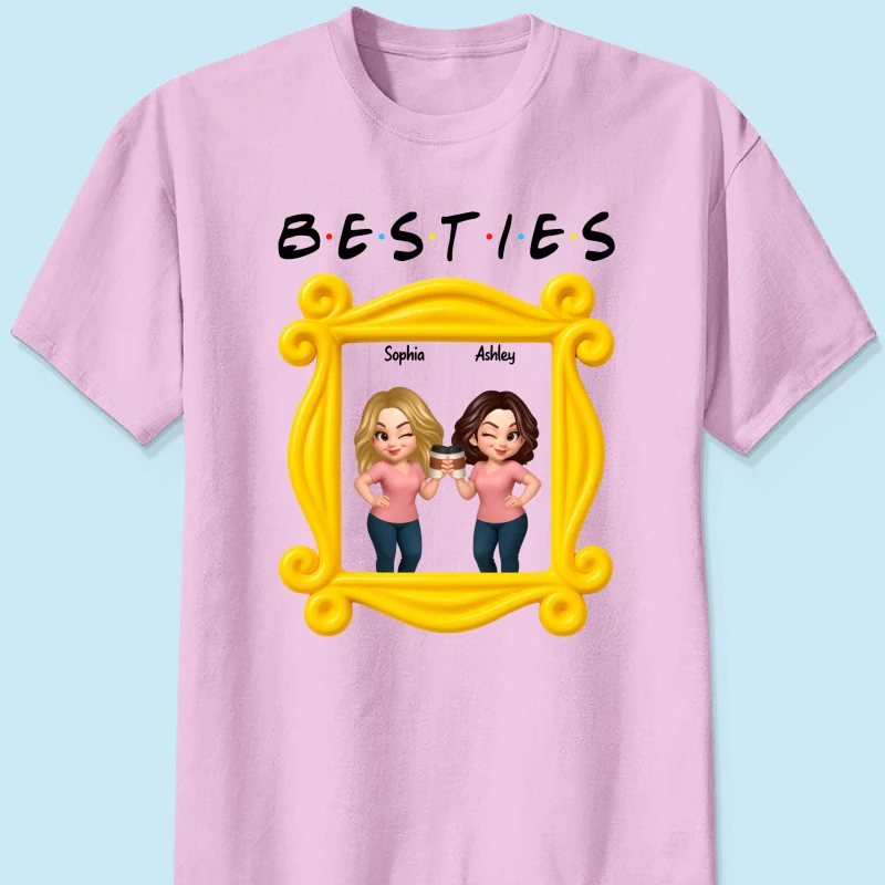 Best Friends Personalized Funny Matching Shirts, Sweatshirts, Fall Gift for Best Friends - Image 26