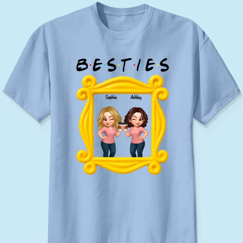 Best Friends Personalized Funny Matching Shirts, Sweatshirts, Fall Gift for Best Friends - Image 27