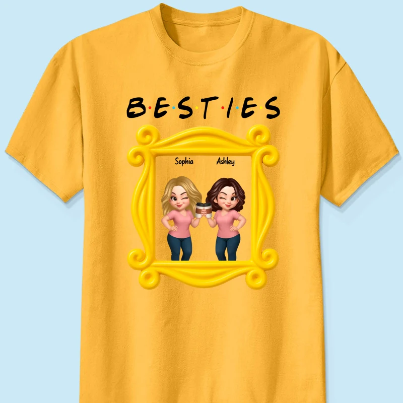 Best Friends Personalized Funny Matching Shirts, Sweatshirts, Fall Gift for Best Friends - Image 28