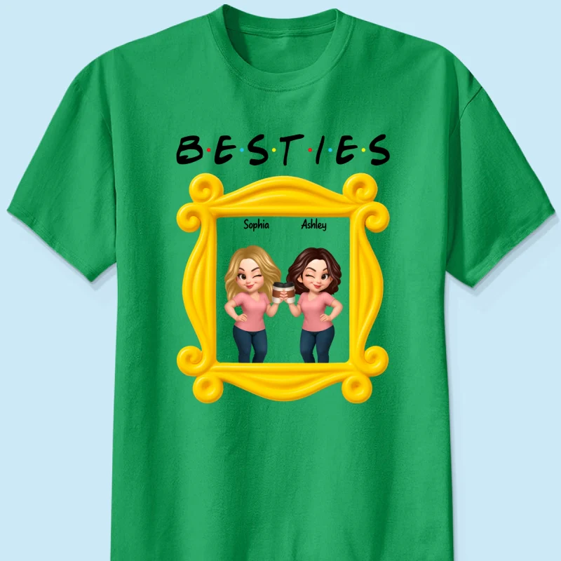 Best Friends Personalized Funny Matching Shirts, Sweatshirts, Fall Gift for Best Friends - Image 29