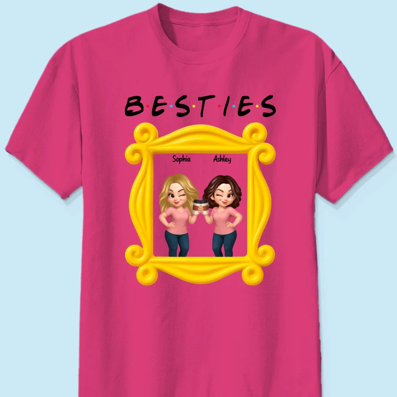Best Friends Personalized Funny Matching Shirts, Sweatshirts, Fall Gift for Best Friends - Image 30