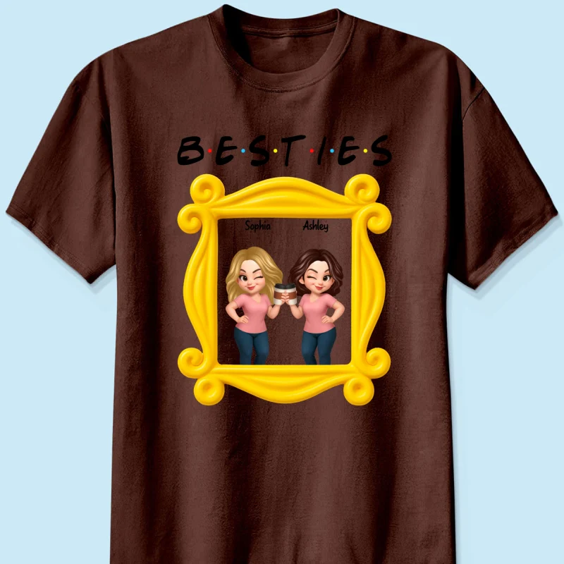 Best Friends Personalized Funny Matching Shirts, Sweatshirts, Fall Gift for Best Friends - Image 31