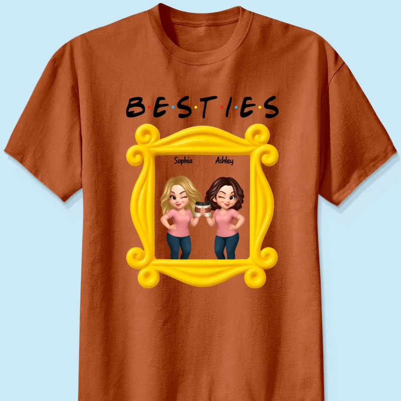 Best Friends Personalized Funny Matching Shirts, Sweatshirts, Fall Gift for Best Friends - Image 32