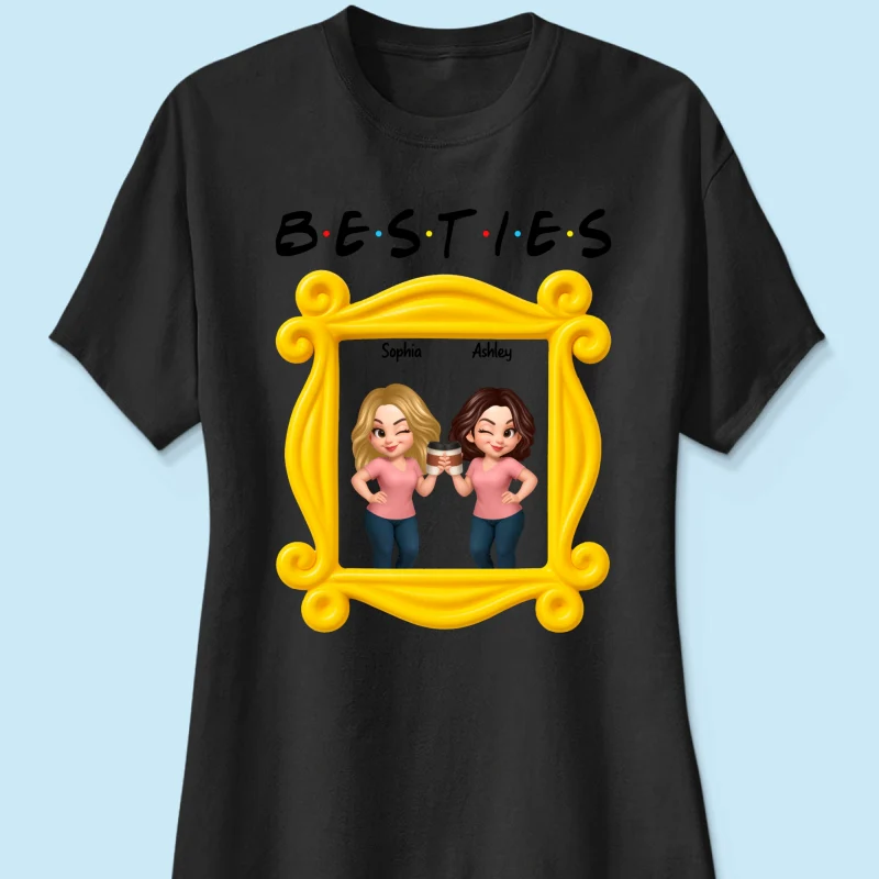 Best Friends Personalized Funny Matching Shirts, Sweatshirts, Fall Gift for Best Friends - Image 33