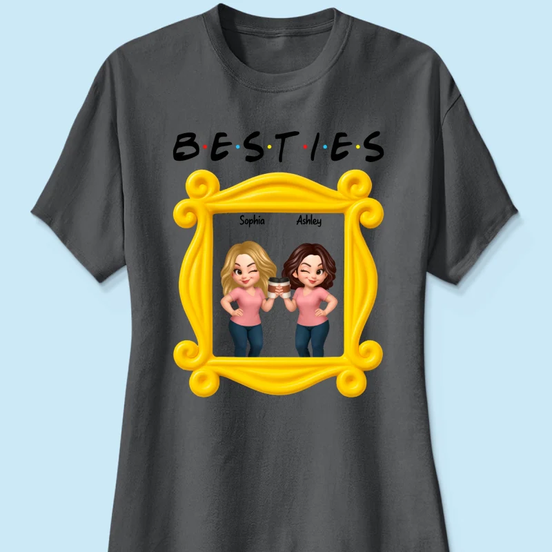 Best Friends Personalized Funny Matching Shirts, Sweatshirts, Fall Gift for Best Friends - Image 35
