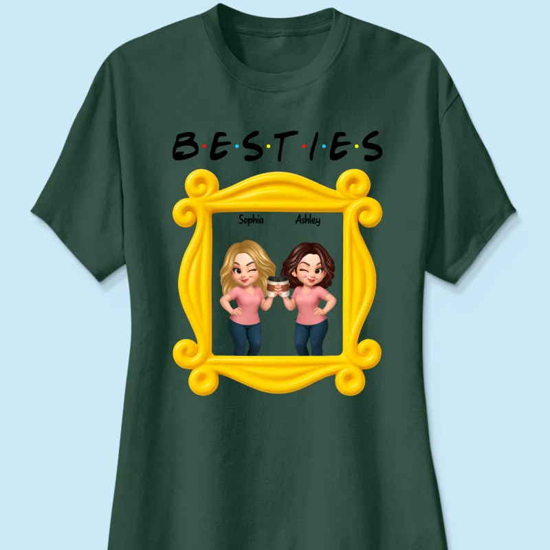 Best Friends Personalized Funny Matching Shirts, Sweatshirts, Fall Gift for Best Friends - Image 37