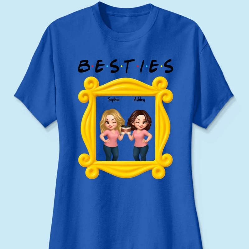 Best Friends Personalized Funny Matching Shirts, Sweatshirts, Fall Gift for Best Friends - Image 38