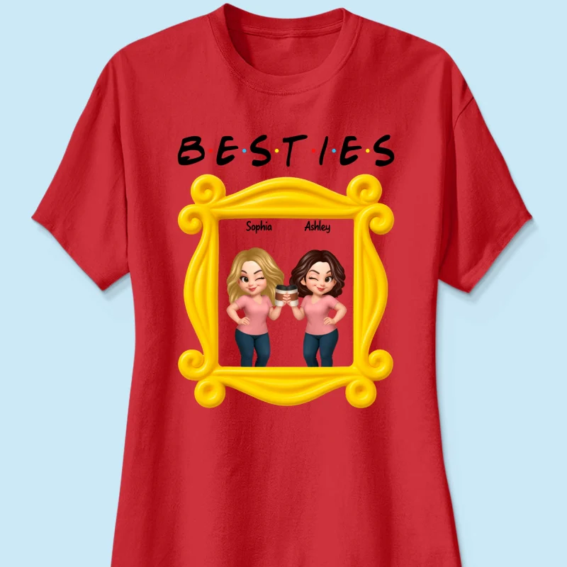 Best Friends Personalized Funny Matching Shirts, Sweatshirts, Fall Gift for Best Friends - Image 39