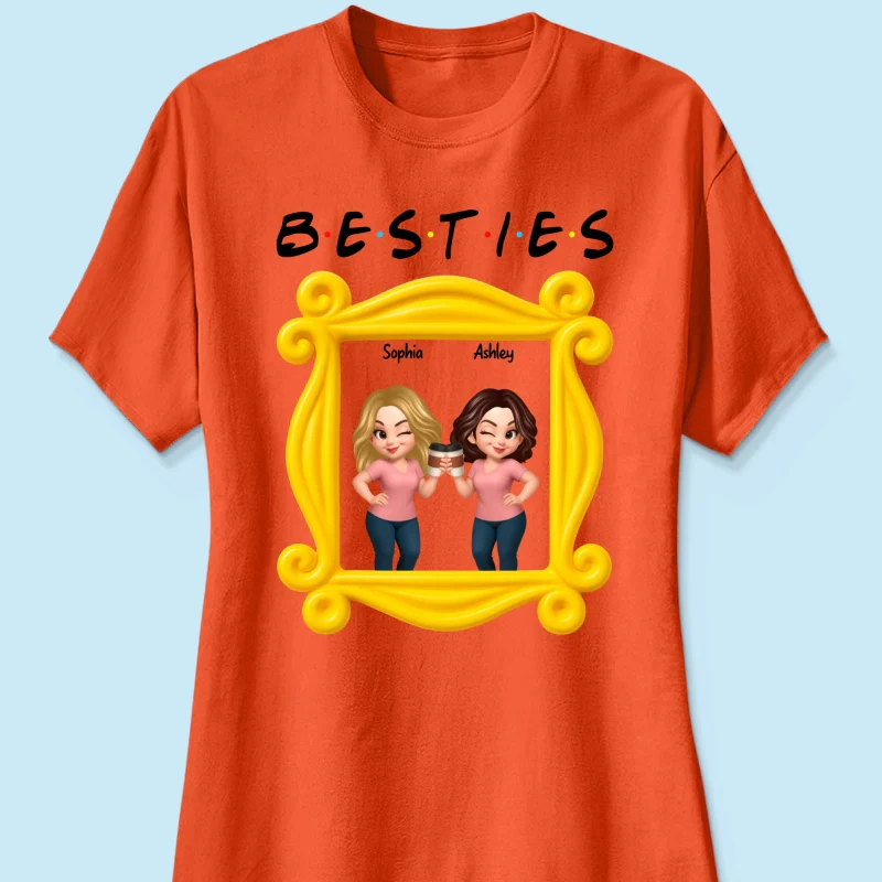 Best Friends Personalized Funny Matching Shirts, Sweatshirts, Fall Gift for Best Friends - Image 40