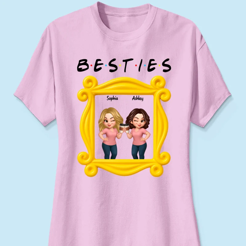 Best Friends Personalized Funny Matching Shirts, Sweatshirts, Fall Gift for Best Friends - Image 43
