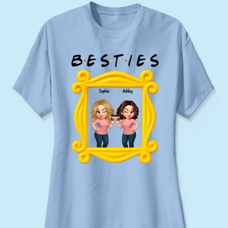Best Friends Personalized Funny Matching Shirts, Sweatshirts, Fall Gift for Best Friends - Image 44