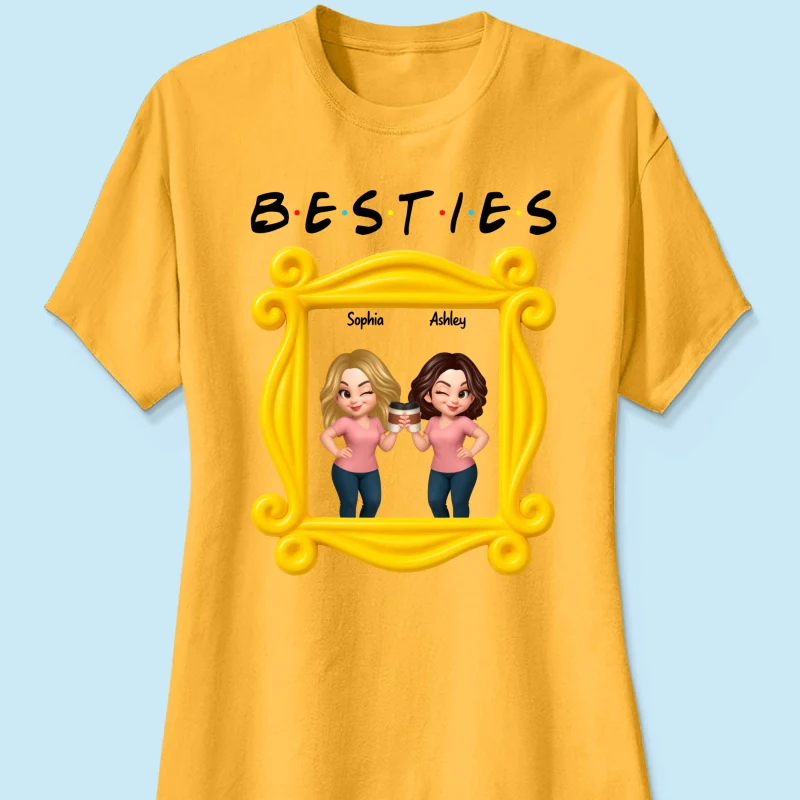 Best Friends Personalized Funny Matching Shirts, Sweatshirts, Fall Gift for Best Friends - Image 45