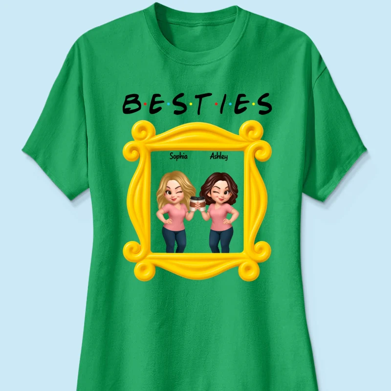Best Friends Personalized Funny Matching Shirts, Sweatshirts, Fall Gift for Best Friends - Image 46