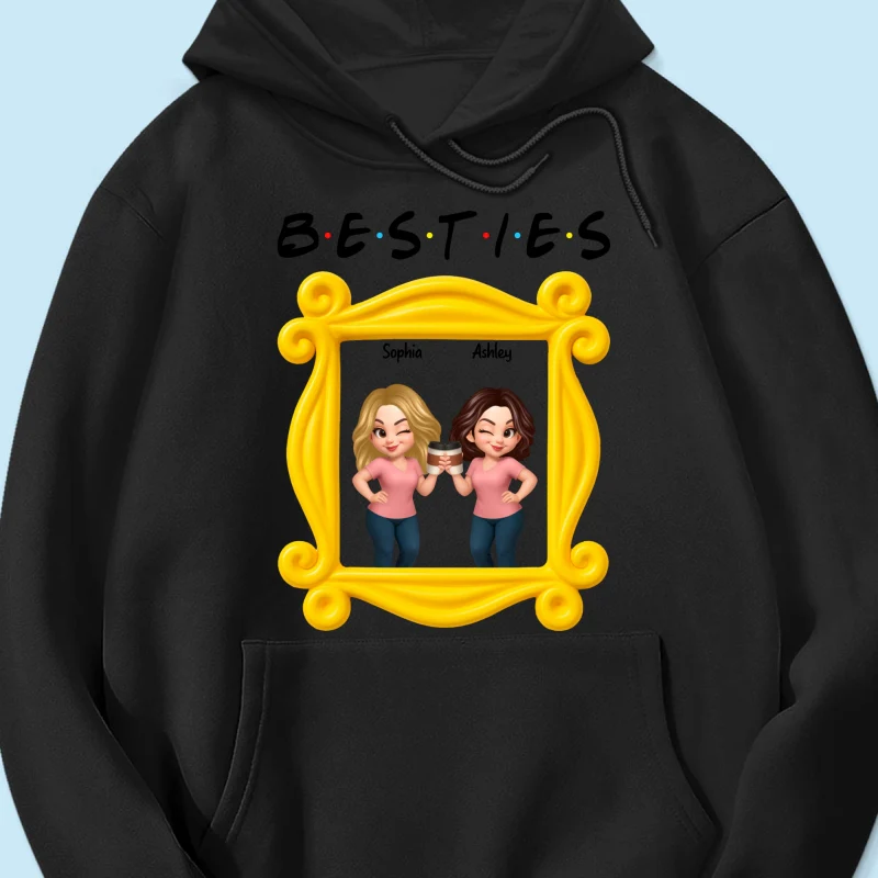 Best Friends Personalized Funny Matching Shirts, Sweatshirts, Fall Gift for Best Friends - Image 47