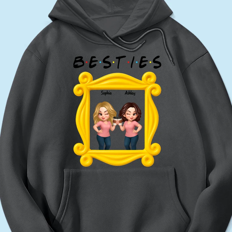 Best Friends Personalized Funny Matching Shirts, Sweatshirts, Fall Gift for Best Friends - Image 49