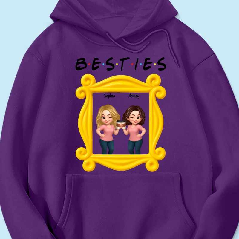 Best Friends Personalized Funny Matching Shirts, Sweatshirts, Fall Gift for Best Friends - Image 50