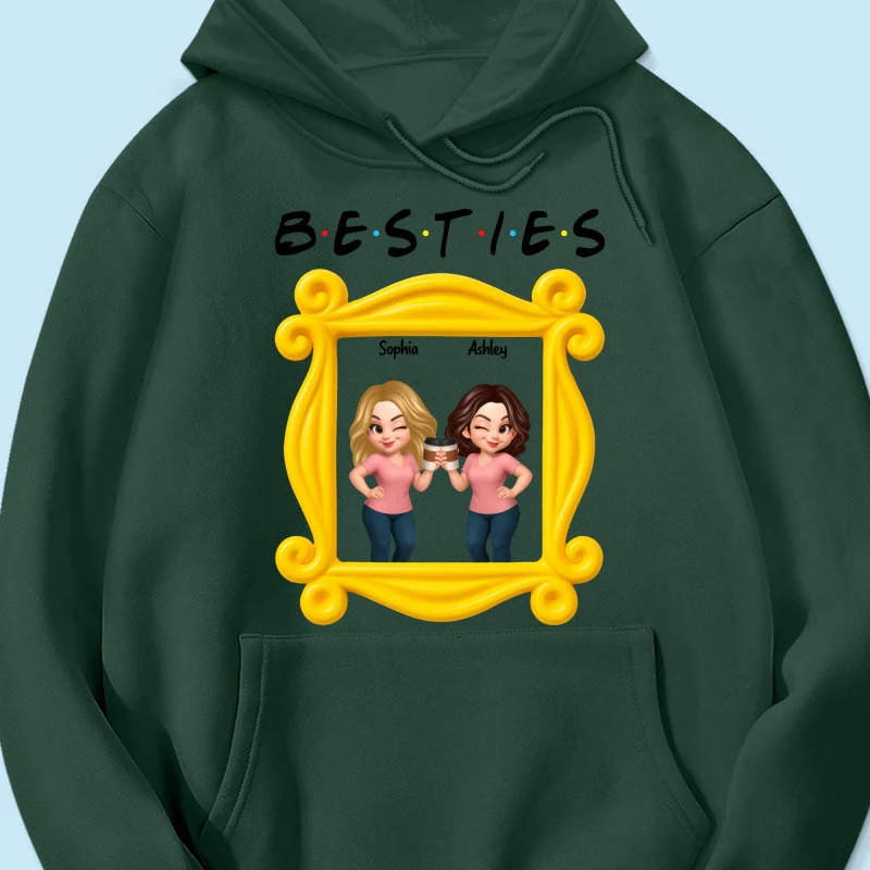 Best Friends Personalized Funny Matching Shirts, Sweatshirts, Fall Gift for Best Friends - Image 51