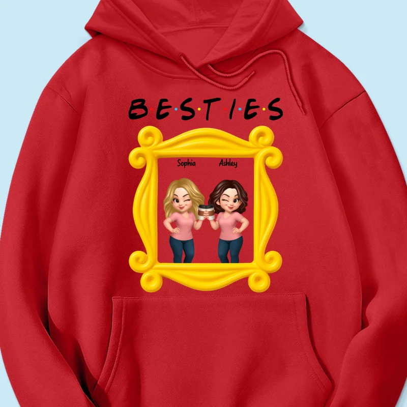 Best Friends Personalized Funny Matching Shirts, Sweatshirts, Fall Gift for Best Friends - Image 53