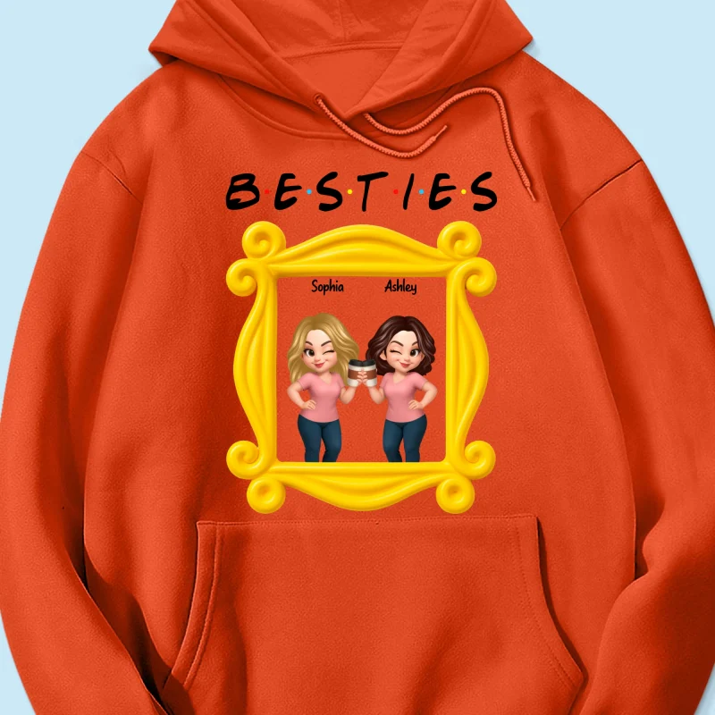 Best Friends Personalized Funny Matching Shirts, Sweatshirts, Fall Gift for Best Friends - Image 54