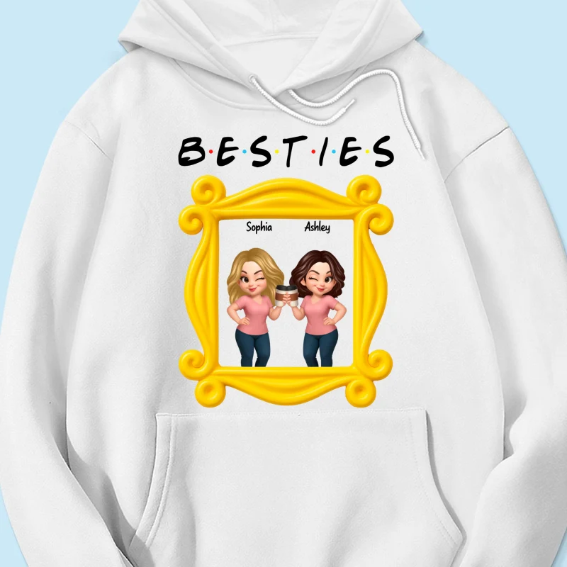 Best Friends Personalized Funny Matching Shirts, Sweatshirts, Fall Gift for Best Friends - Image 55