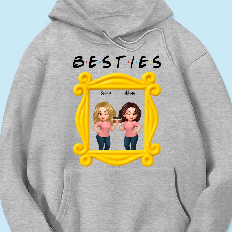 Best Friends Personalized Funny Matching Shirts, Sweatshirts, Fall Gift for Best Friends - Image 56