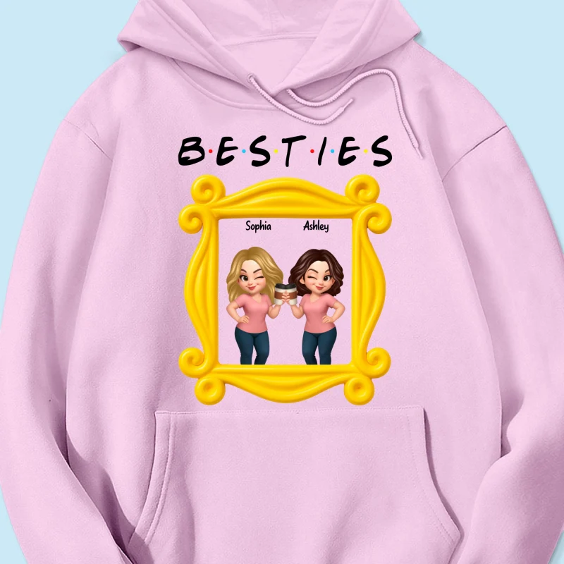 Best Friends Personalized Funny Matching Shirts, Sweatshirts, Fall Gift for Best Friends - Image 57