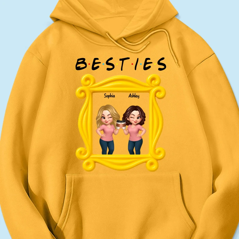 Best Friends Personalized Funny Matching Shirts, Sweatshirts, Fall Gift for Best Friends - Image 59