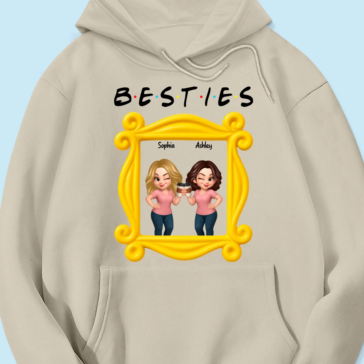 Best Friends Personalized Funny Matching Shirts, Sweatshirts, Fall Gift for Best Friends - Image 62