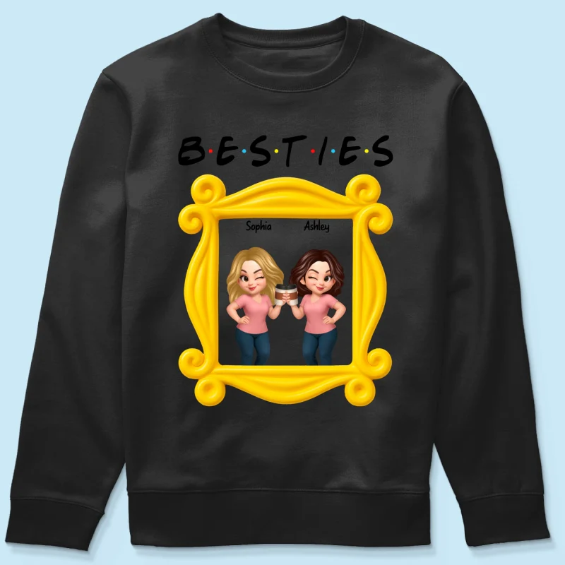 Best Friends Personalized Funny Matching Shirts, Sweatshirts, Fall Gift for Best Friends - Image 63