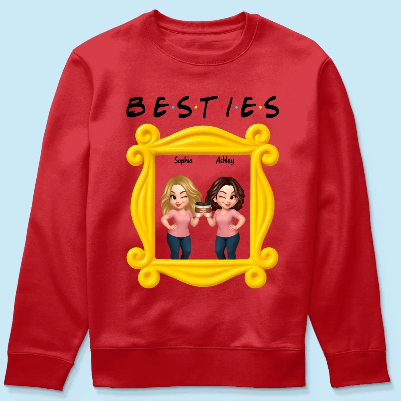 Best Friends Personalized Funny Matching Shirts, Sweatshirts, Fall Gift for Best Friends - Image 68