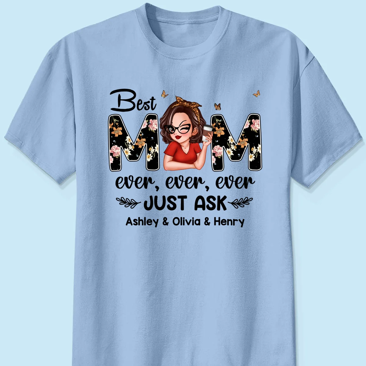 Best Mom Ever Custom Birth Month Flowers Personalized Shirt - Image 10