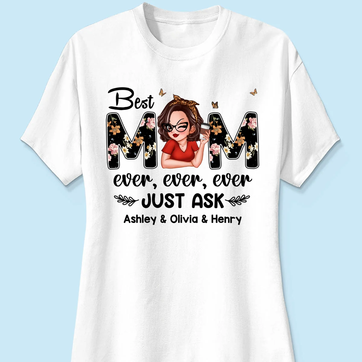 Best Mom Ever Custom Birth Month Flowers Personalized Shirt - Image 11