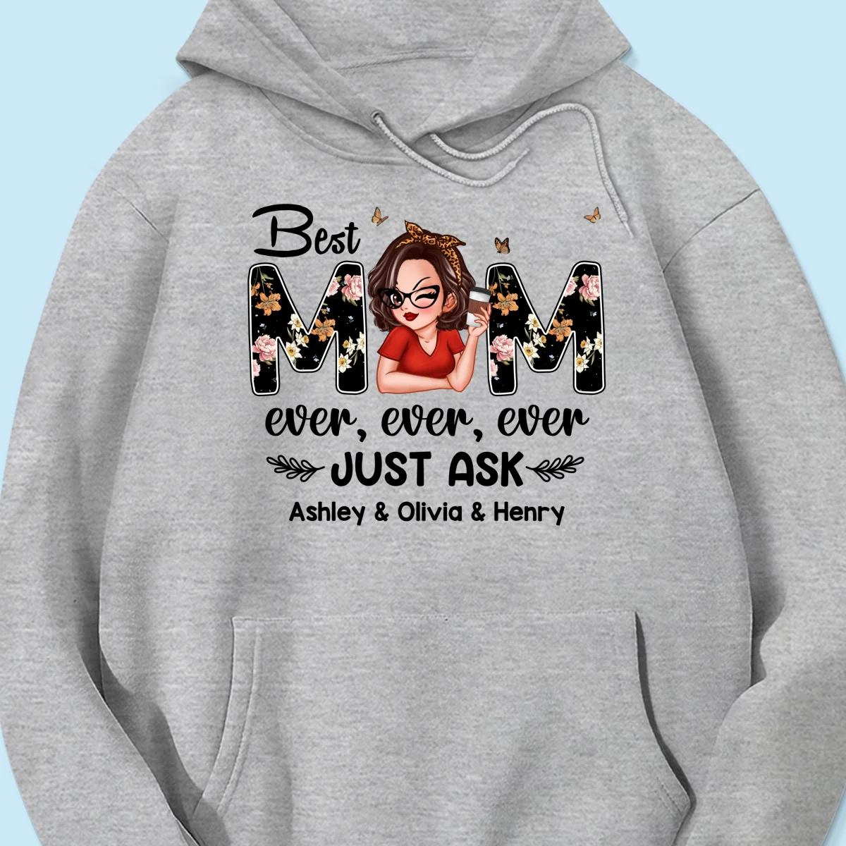 Best Mom Ever Custom Birth Month Flowers Personalized Shirt - Image 16