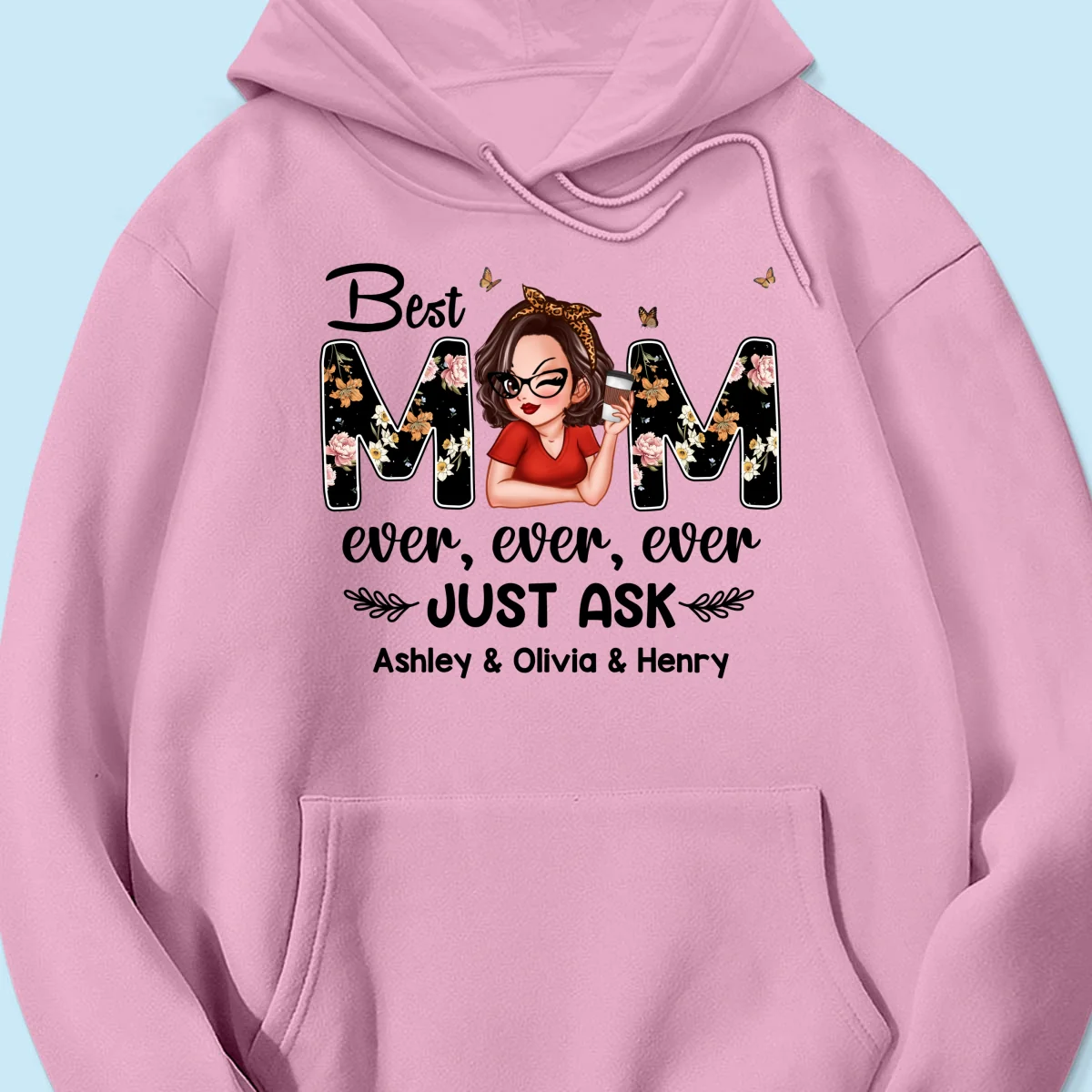Best Mom Ever Custom Birth Month Flowers Personalized Shirt - Image 17