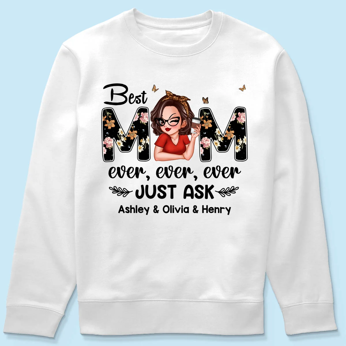 Best Mom Ever Custom Birth Month Flowers Personalized Shirt - Image 19