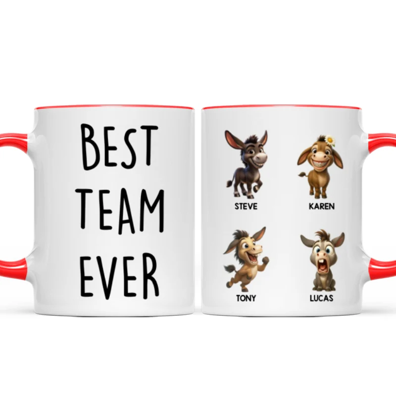 Best Team Ever Coworkers - Personalized Mug - Funny Christmas Gift for Work Besties, Employees - Image 10