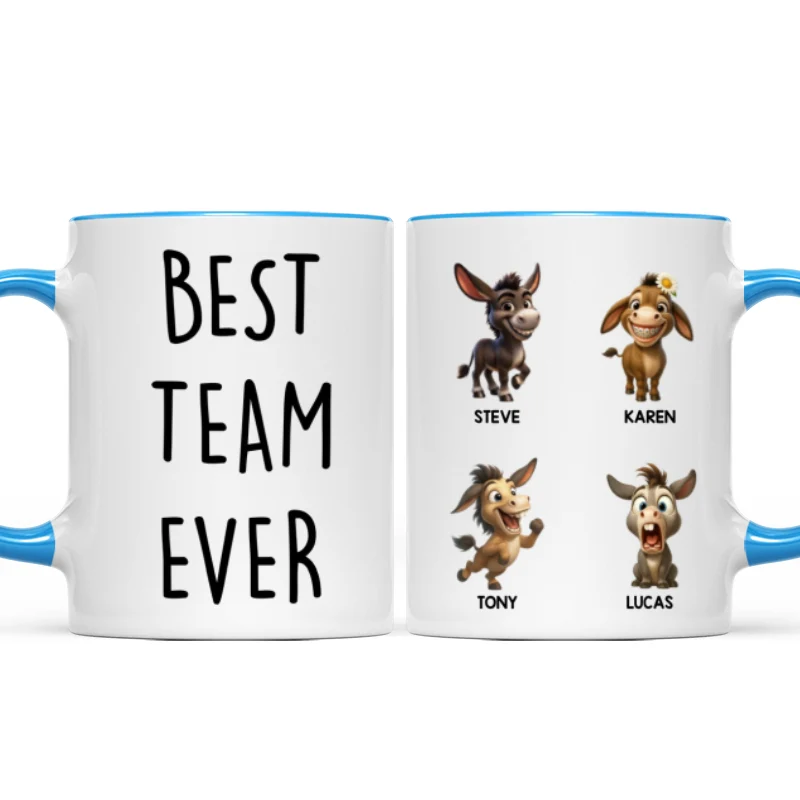 Best Team Ever Coworkers - Personalized Mug - Funny Christmas Gift for Work Besties, Employees - Image 11