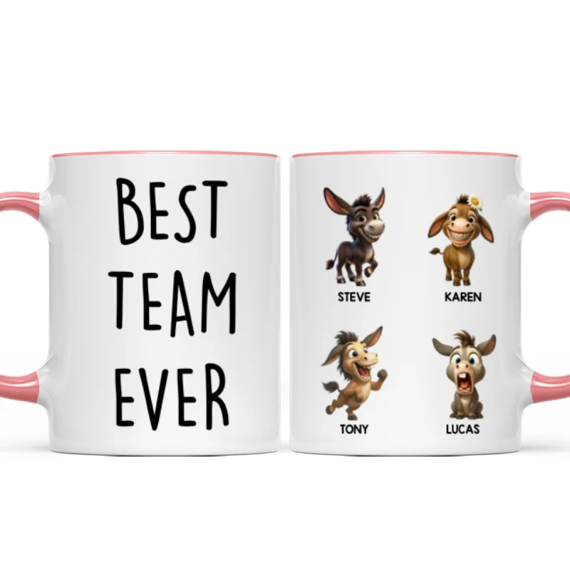 Best Team Ever Coworkers - Personalized Mug - Funny Christmas Gift for Work Besties, Employees - Image 12