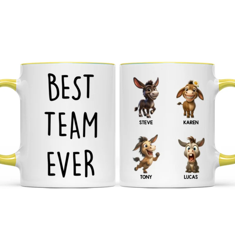 Best Team Ever Coworkers - Personalized Mug - Funny Christmas Gift for Work Besties, Employees - Image 13